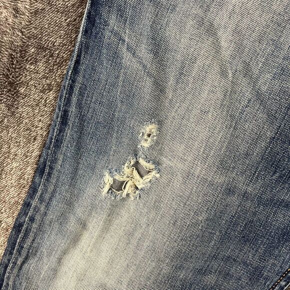 Diesel Safado Slim-Straight Blue Denim Distressed Jeans Button Fly 33X34(35X34.5 - Picture 6 of 15